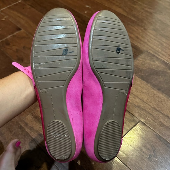 Van Eli Pink Suede Flats Career Casual Shoes Size 8 M - Picture 5 of 7